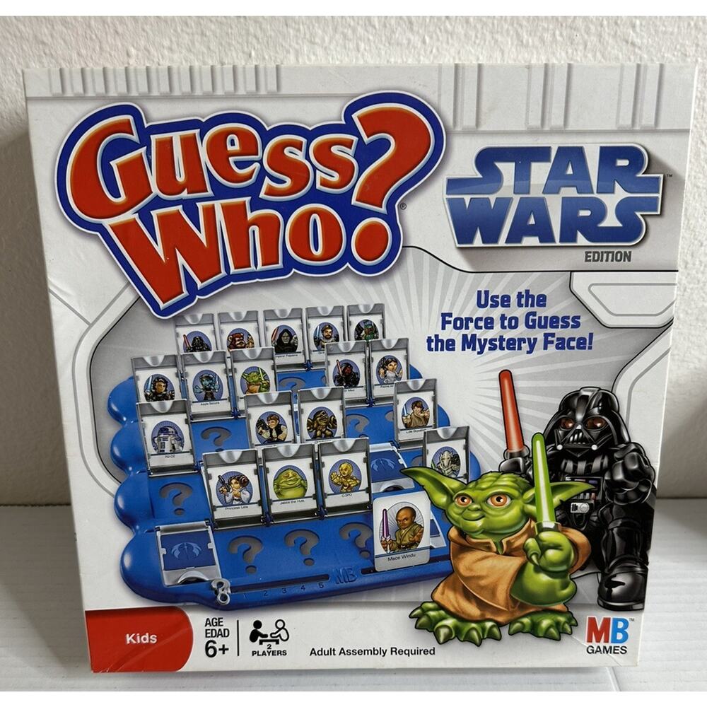Guess Who? Star Wars Edition - Milton Bradley 2008 No Instructions Missing 2 Pcs